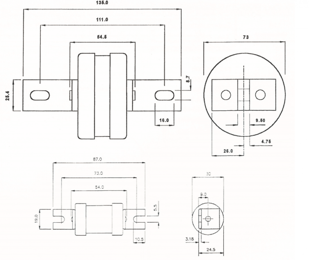 400/415 Volt Industrial Fuse-Links - Type ABB